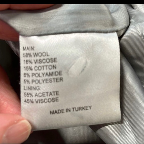 Karen Millen- Designer Coat Size 4 : Runs small would best fit 0-2 US size - Picture 9 of 11